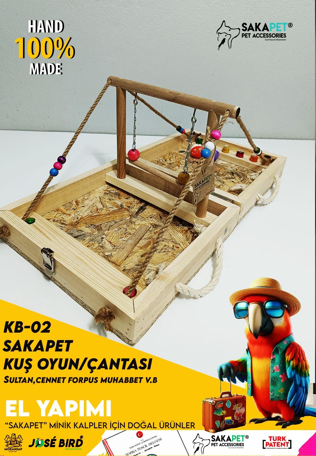 Taşınabilir%20Kuş%20Tatil%20Oyun%20Çantası%20Sakapet%20KB-02