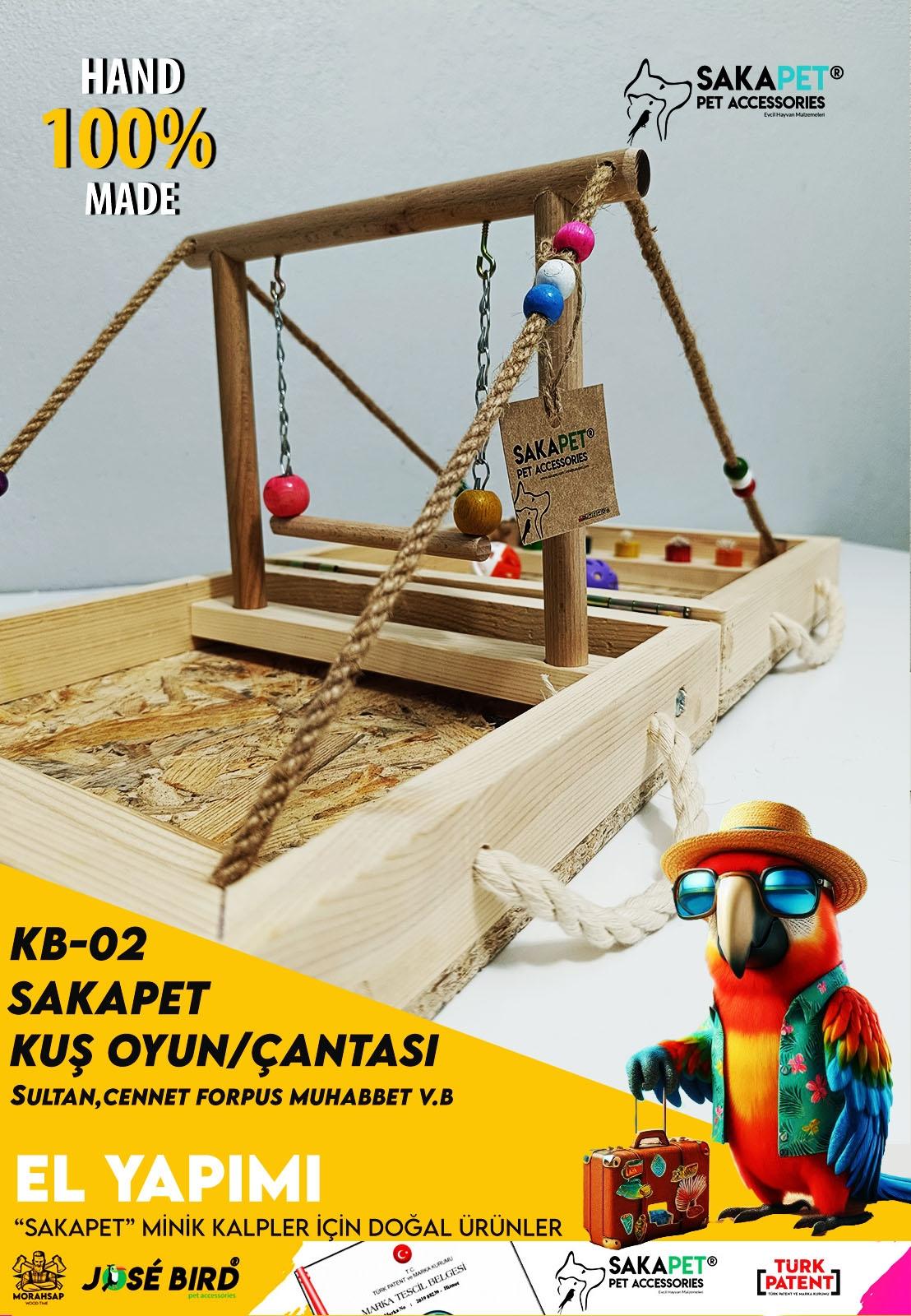 Taşınabilir%20Kuş%20Tatil%20Oyun%20Çantası%20Sakapet%20KB-02